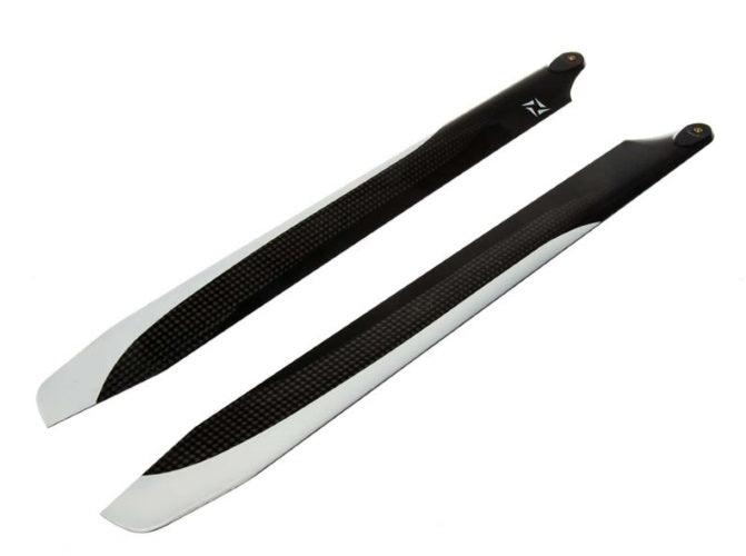 Blade BLH5201 350mm Carbon Fiber Main Blade Set Fusion 360