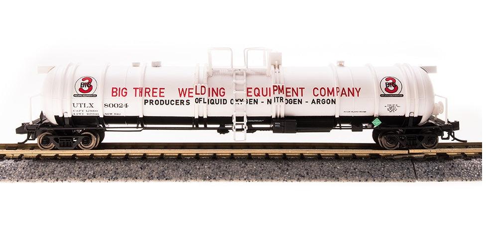 Broadway Limited 3722 N Scale Cryogenic Tank Car Big Three Industries 2-pack