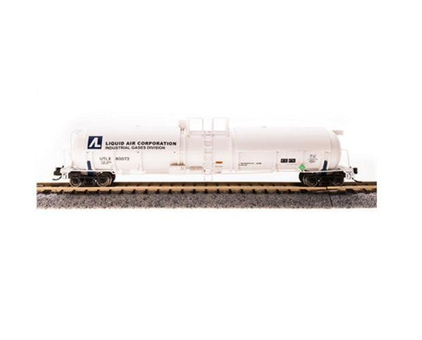 Broadway Limited 3725 N Cryogenic Tank Car Liquid Air Corporation (2-pack)