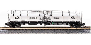 Broadway Limited 3733 N Scale Cryogenic Tank Car NCG Single Car (#80018)