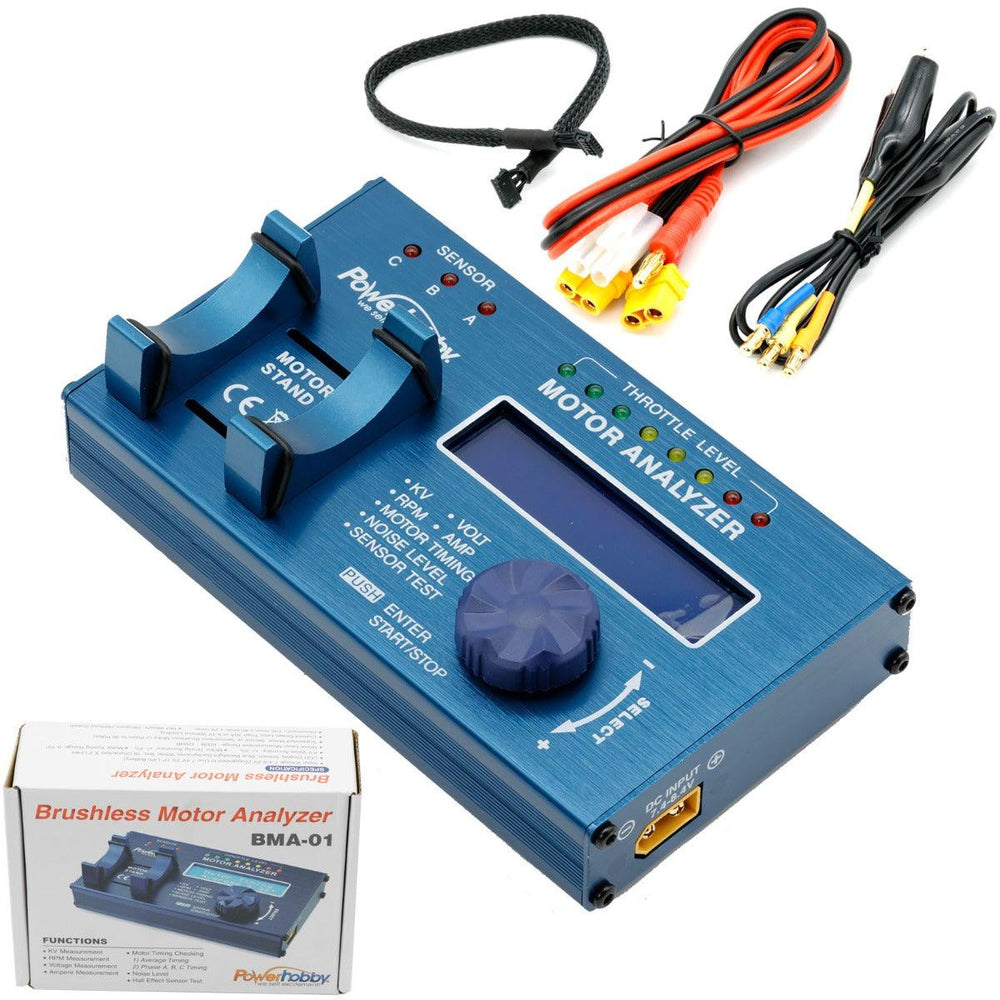Powerhobby BMA-01 Brushless Motor Analyzer RPM KV Voltage Checker