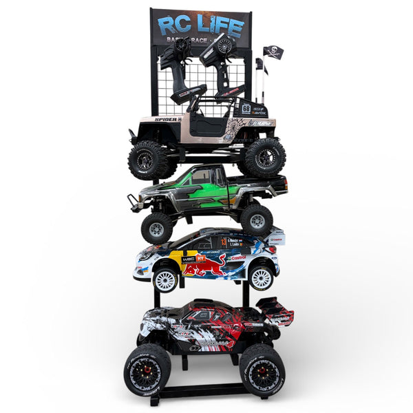 Bold R/C 1/10 RC Car and Truck 4 Tier Pit/Display Stand