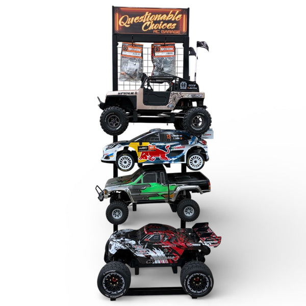 Bold R/C 1/10 RC Car and Truck 4 Tier Pit/Display Stand