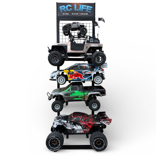 Bold R/C 1/10 RC Car and Truck 4 Tier Pit/Display Stand