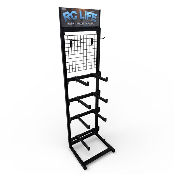 Bold R/C 1/10 RC Car and Truck 4 Tier Pit/Display Stand