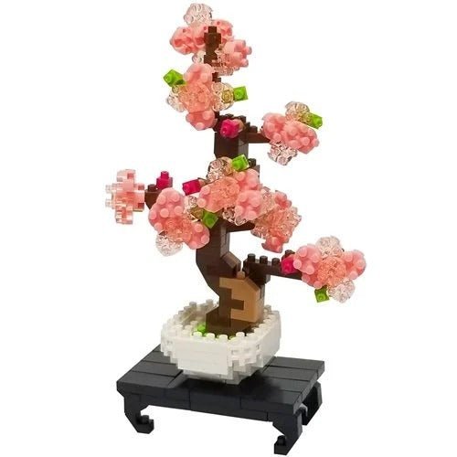 ToyShnip Bonsai Sakura Culture Nanoblock Sight to See Constructible Figure
