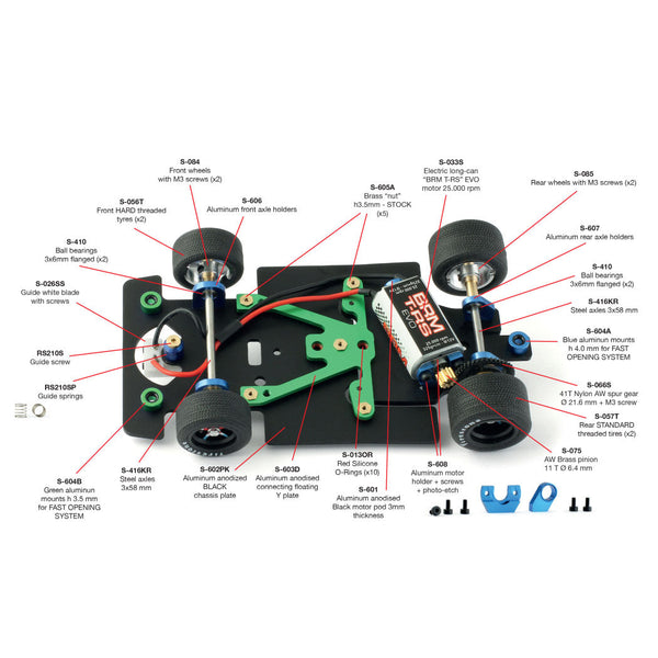 BRM 1/24 Porsche 917K #3 Lucky Strike 9h Kyalami 1971 Slot Car BRM174