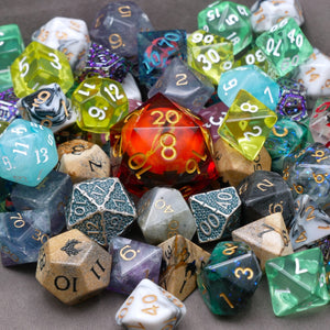 Mystery Hoard - 10 Dice Set Bundle + 1 RPG Accessory