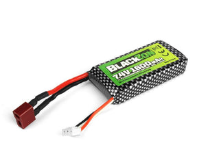 BlackZon Battery Pack (LiPo 7.4V, 1600mAh), w/T-Plug