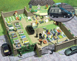Busch 6049 HO Scale Cemetery Kit