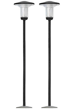 Black Forest® Hobby Supply Co Busch 4144 HO Scale Residential/Park Lamps -- 1-7/8" 4.7cm pkg(2) — HO Scale Lighting > Busch