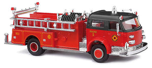 Black Forest® Hobby Supply Co Busch 46018 HO Scale 1968 American LaFrance Closed-Cab Pumper - Fire Department — HO Scale