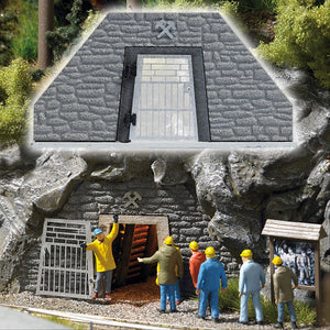 Busch 1472 HO Scale Mine Entrance / Adit Mouth Portal