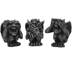 Little Shop of Magic See, Hear, and Speak No Evil Gargoyle Set — Toys and Collectible