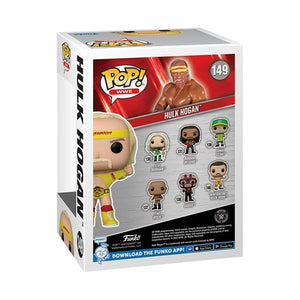 Funko Pop! Hulk Hogan action figure packaging on a white background