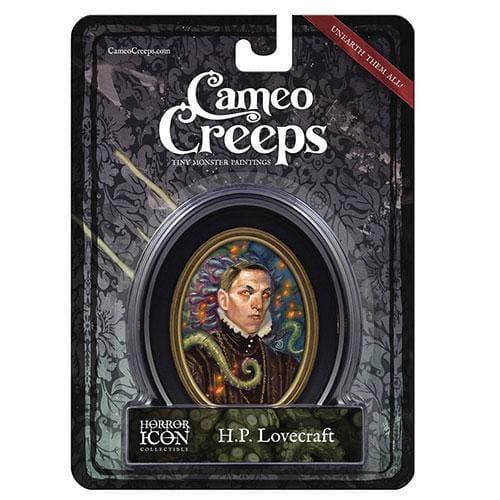 Cameo Creeps Tiny Monster Paintings - H. P. Lovecraft