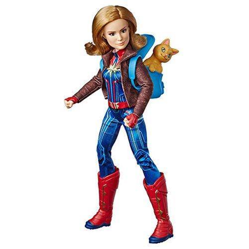 ToyShnip Captain Marvel Adventure Doll and Marvel's Goose Cat — Toys & Games