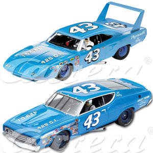 Carrera Richard Petty Plymouth Superbird Ford Torino Talladega 1/32 Slot Car