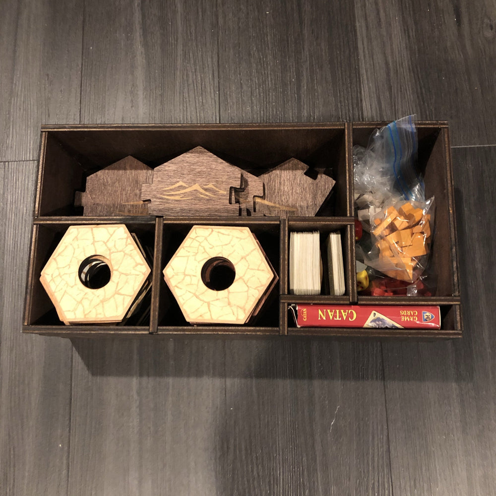 Catan Game Set Wood Box