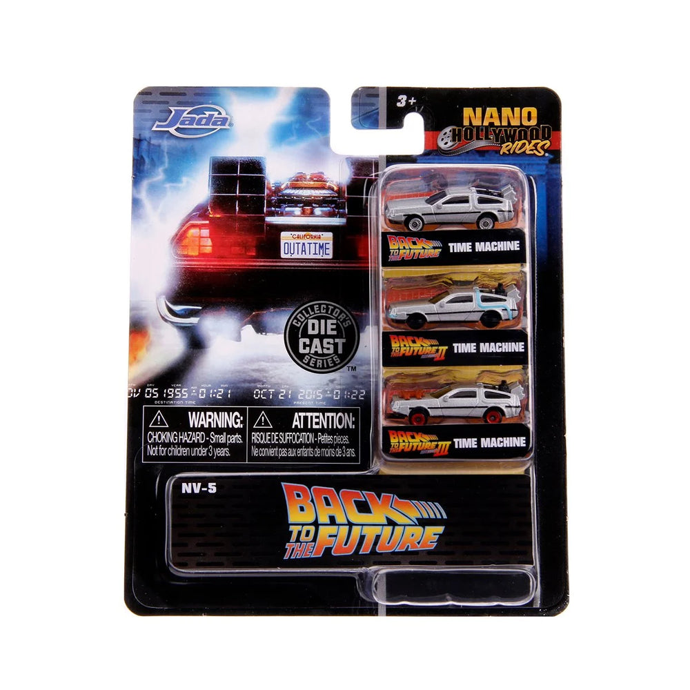 Jada Toys - Back to the Future Nano Hollywood Rides Vehicle 3-Pack