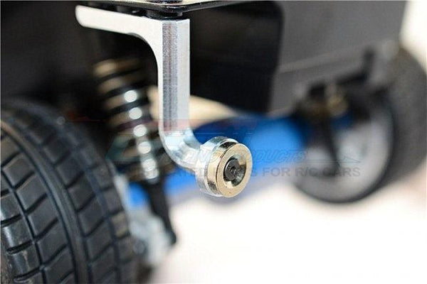 GPM ALUMINUM FRONT REAR MAGNET BODY MOUNT FOR CC01 MITSUBISHI PAJERO RED