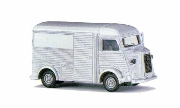 Black Forest® Hobby Supply Co Busch 41909 HO Scale 1958 Citroen H Van - Assembled -- Metallic Silver — HO Scale Vehicles >