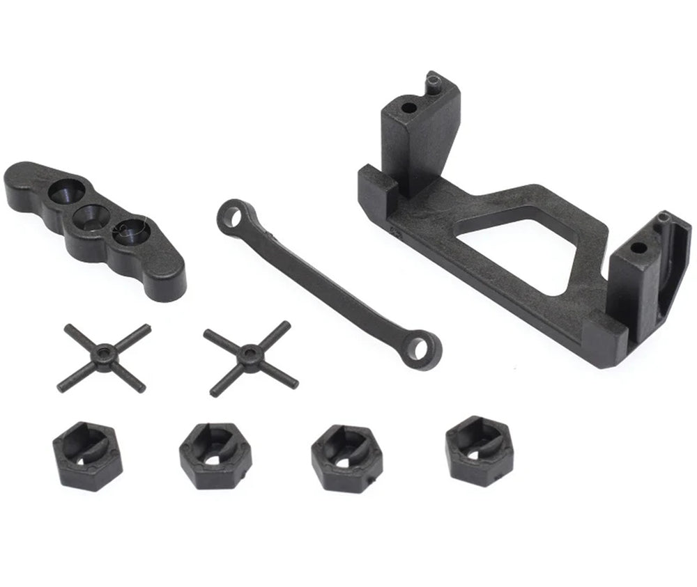CEN Racing Wheel Hex & Servo Mount (Cross Pin, Rear Lower Mount, ST