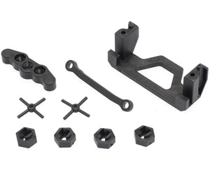 CEN Racing Wheel Hex & Servo Mount (Cross Pin, Rear Lower Mount, ST