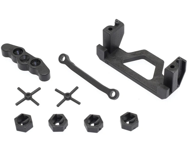 CEN Racing Wheel Hex & Servo Mount (Cross Pin, Rear Lower Mount, ST