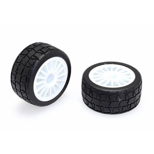 CEN Racing Wheel & Tire, 1/16 Scale Original Parts, 1 Pair