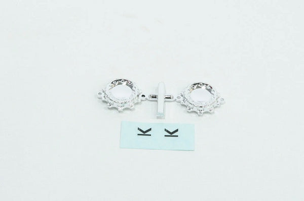 Chrome Wheel Cap, w/Decal, for KG1 Forged KD014 Trident, 2pcs