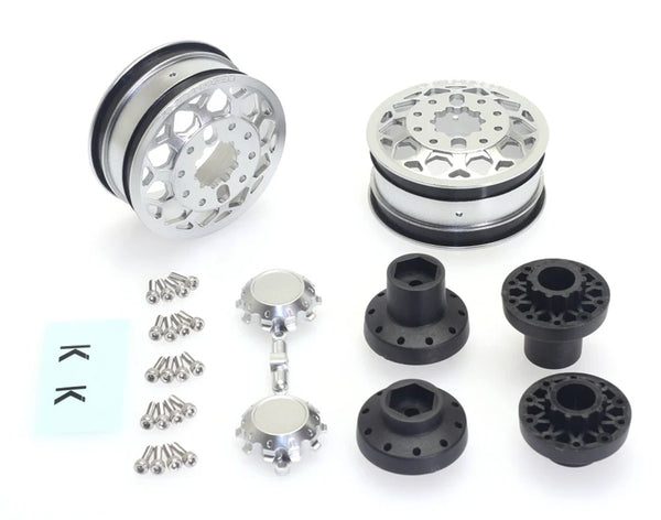 CEN Racing KG1 Forged KD006 Blitz Dually Wheel Silver, 30mm Width,