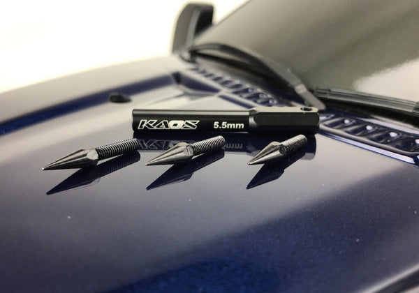 Cen Racing KAOS Black Bullet Spiked Wheel Lugs (40pcs) F450