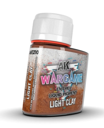 Black Forest® Hobby Supply Co AK Interactive 1210 Wargame: Light Clay Liquid Pigment Enamel 35ml Bottle — Paints, Tools,