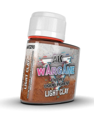 Black Forest® Hobby Supply Co AK Interactive 1210 Wargame: Light Clay Liquid Pigment Enamel 35ml Bottle — Paints, Tools,