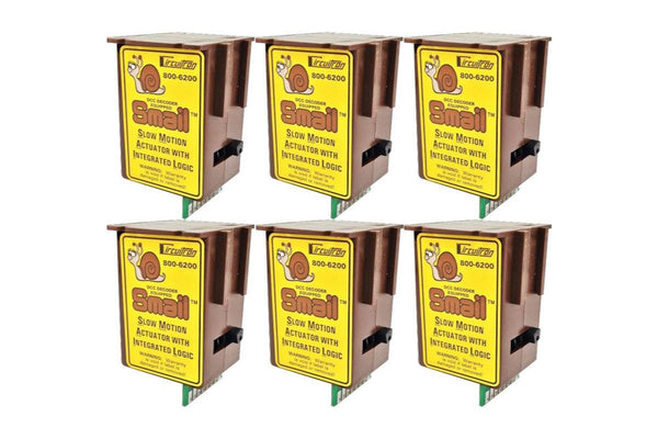 Circuitron 800-6206 Smail Slow Motion Switch Machine, 6 Pack