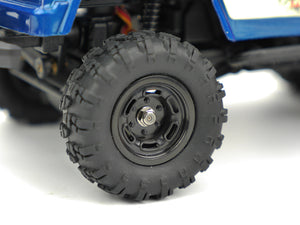 M2 Wheel Locknuts, Grey (4): MSA-1E