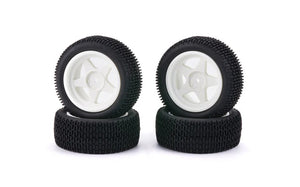M48S Dirt Spec Tire Set Mounted on 5 Spoke Wheel