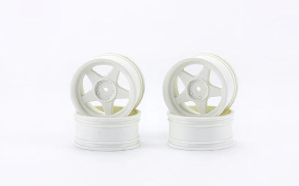 Carisma M48S 5 Spokes Wheel Set, White