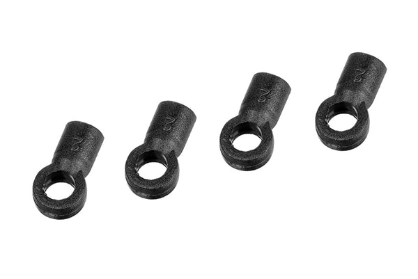Corally Composite Ball Joint - Aluminum Side Linkage Damper Tube - 4 pcs