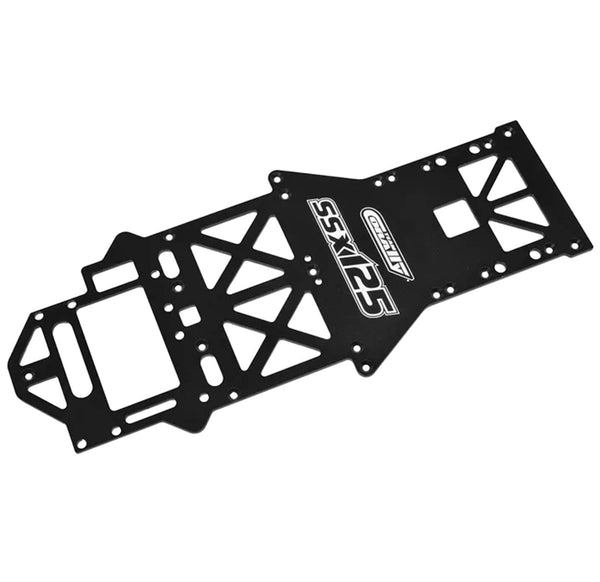 Corally Chassis - 7075 Aluminum - 2.0mm - Black - 1 pc