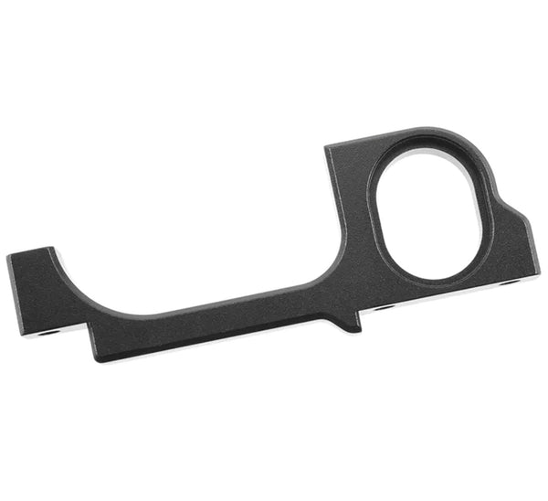 Corally Bulkhead - Rear Left - 7075 Aluminum - Black - 1 pc
