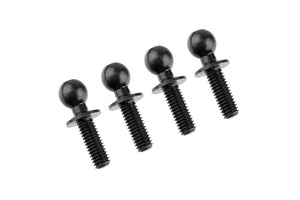 Corally Ball End Dia. 4.8mm - Thread 8mm - Steel - 4 pcs: SBX410