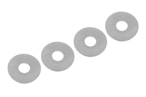 Corally Differential Shim Rings - Steel - 5x15x0.4mm - 4 pcs: SBX410