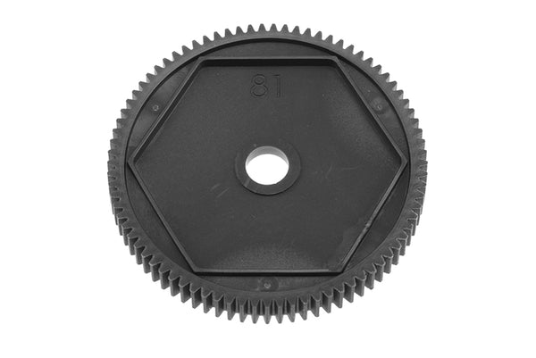 Corally Spur Gear 48 Pitch - 81 Tooth, Composite: SBX410