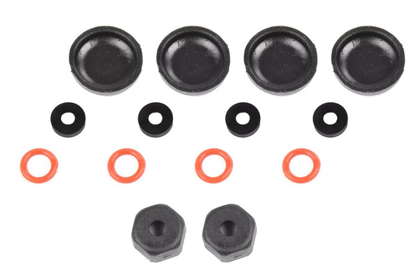 Corally Maintenance Kit 2, Composite Shocks, 1 Set for Syncro 4 & Kagama 4