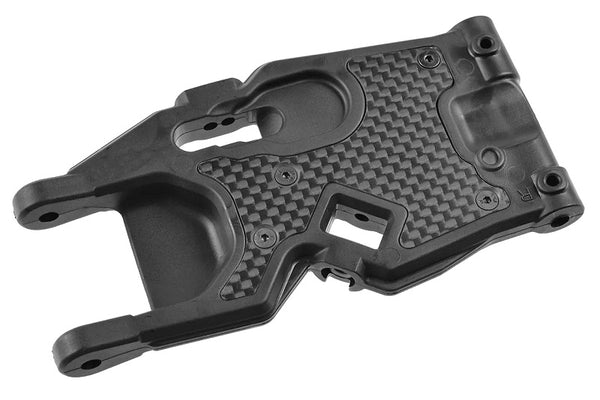 Corally Suspension Arm Cover, Stiffener, XB Pro, Rear, L/R, Carbon 2mm, 1 Pair