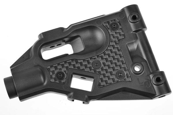 Corally Suspension Arm Cover, Stiffener, XB Pro, Front Lower, L/R, Carbon 2mm, 1 Pair