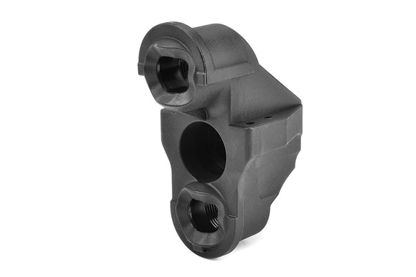 Corally Wide Steering Block with Ball Cups Front, Composite for Dementors, Jambo, Punisher, Kronos, Kagama