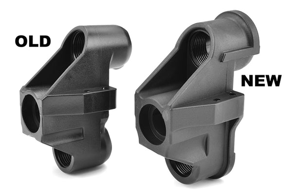 Corally Wide Steering Block with Ball Cups Front, Composite for Dementors, Jambo, Punisher, Kronos, Kagama